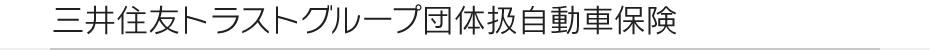 三井住友トラストグループ団体扱自動車保険